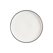 Lėkštė aukštais kraštais Bonna LINEA BLACK, 22 cm