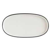 Lėkštė ovali Bonna LINEA BLACK, 30 cm
