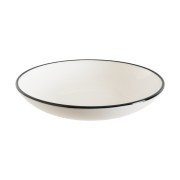 Lėkštė gili Bonna LINEA BLACK, 25 cm, 1,3 l
