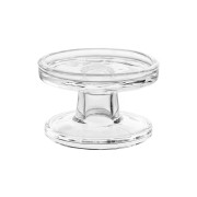 Žvakidė ant kojelės Shishi CLEAR GLASS, 10 cm