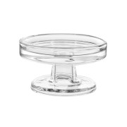Žvakidė ant kojelės Shishi CLEAR GLASS, 12 cm