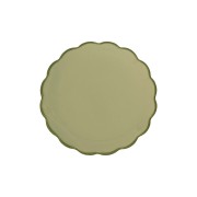 Lėkštutė GOOD MORNING, banguotais kraštais, šv. žalsvos sp., 17 cm