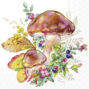 Servetėlės IHR MUSHROOM SEASON, 25 x 25 cm