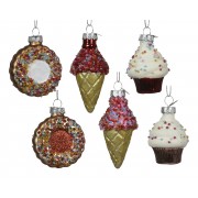 Kalėdinis žaislas saldėsis, įvairių sp., 1 vnt., 7,5 cm