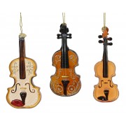 Kalėdinis žaislas muzikos instrumentas, įvairių sp., 1 vnt., 12 cm