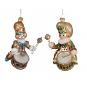 Kalėdinis žaislas Clown, įvairių sp., 1 vnt., 10 cm