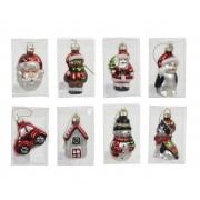 Kalėdinis žaislas Figure, įvairių sp., 1 vnt., 7 cm