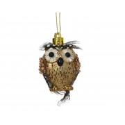 Kalėdinis žaislas pelėda, 5,8 cm