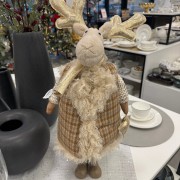 Dekoracija Coach House MALCOLM FUR COAT MOOSE, 50 cm