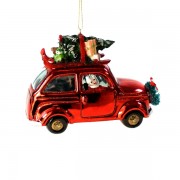 Kalėdinis žaislas mašina, 13 cm