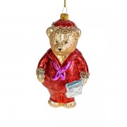 Kalėdinis žaislas meškiukas, 13,5 cm