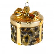 Kalėdinis žaislas dovanų dėžė, 7 cm