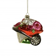 Kalėdinis žaislas karutis, 10 cm