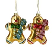 Kalėdinis žaislas meduolis, 11 cm, 1 vnt.