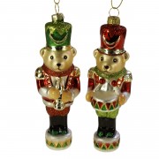 Kalėdinis žaislas meškiukas, 14 cm, 1 vnt.