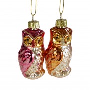 Kalėdinis žaislas pelėda, 7 cm, 1 vnt.