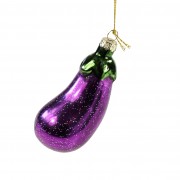 Kalėdinis žaislas baklažanas, 10 cm