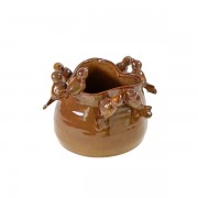 Vaza Wener Voss Birds, rudos sp., 14 cm