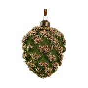 Kalėdinis žaislas kankorėžis, 10 cm