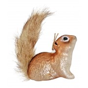 Kalėdinis žaislas voverė, 10 cm