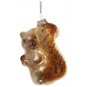 Kalėdinis žaislas voverė, 6 cm