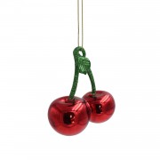 Kalėdinis žaislas vyšnia, 9 cm