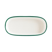 Lėkštė ovali Bonna LINEA GREEN, 24 cm