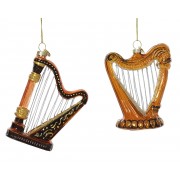 Kalėdinis žaislas arfa, įvairių sp., 1 vnt.