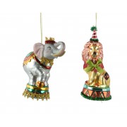 Kalėdinis žaislas gyvūnai, įvairių sp., 1 vnt.