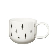 Puodelis ASA SNOW TRACKS skiing, 400 ml