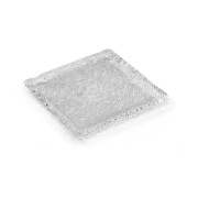 Lėkštė serviravimui IVV DIAMANTE, skaidrios sp., 20 x 20 cm