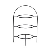 Trijų aukštų stovas lėkštėms ASA, juodos sp., 21 cm
