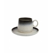 Puodelis su lėkštute LUNA LINE, 120 ml