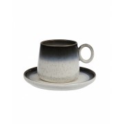 Puodelis su lėkštute LUNA LINE, 250 ml