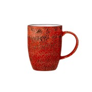 Puodelis Wilmax SPLASH, raudonos sp., 460 ml