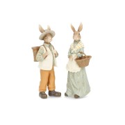 Dekoracija A Lot Rabbit Couple Excursion, 1 vnt., 31 cm