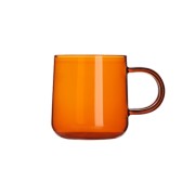 Borosilikatinis puodelis COLOR, oranžinės sp., 300 ml