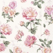 Servetėlės IHR BETH, kreminės sp., 25 x 25 cm