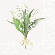 Servetėlės IHR LUJZA, šviesiai pilkos sp., 33 x 33 cm