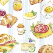 Servetėlės IHR START YOUR DAY, melsvos sp., 25 x 25 cm