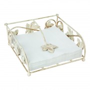 Servetėlių laikiklis IHR WINE LEAF, kreminės sp., 13,5 x 14 cm