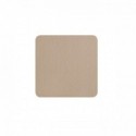 Smėlio spalvos padėkliukų rinkinys ASA Leather 10 cm, 4 vnt.