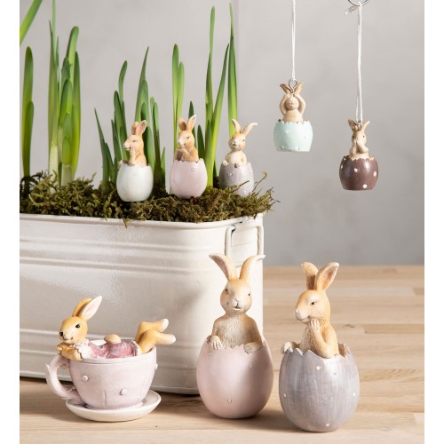 Dekoracija kabin. Rabbit in egg mix, 5 cm