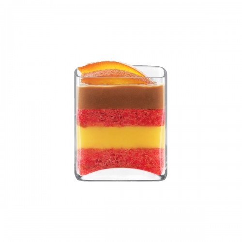Kvadratinė desertinė Luigi Bormiol MICHELANGELO, 140 ml