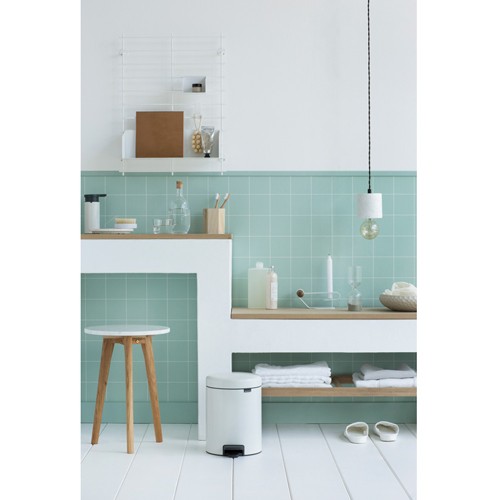 Balta šiukšlių dėžė Brabantia NEWICON, 5 l