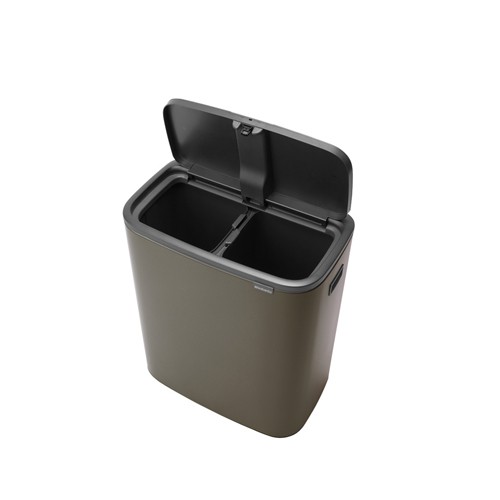 Šiukšlių dėžė rūšiavimui Brabantia BO TOUCH BIN PLATINUM, 2x30 l