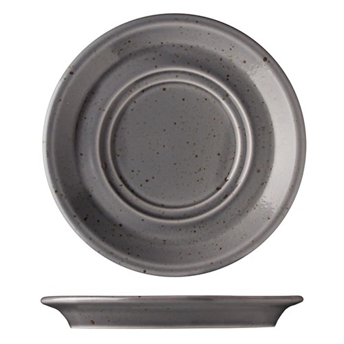 Lėkštutė po sultinio puodeliu Benedikt LIFESTYLE, pilkos sp., 17 cm