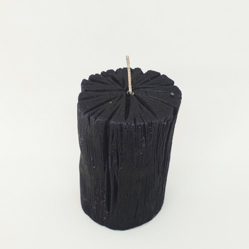 Juoda žvakė Baltic Candles  CHARCOAL, 10 cm