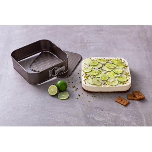 Kvadratinė susegama kepimo forma Pyrex ASIMETRIA, 24x24cm