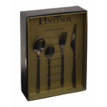 Stalo įrankių rinkinys Pintinox FLORENCE, juodas, dovanų dėžutėje, 24 d.